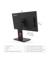 LENOVO ThinkVision T24-40 23.8inch IPS 1920x1080 16:9 250cd/m2 HDMI DP VGA USB TopSeller - nr 31