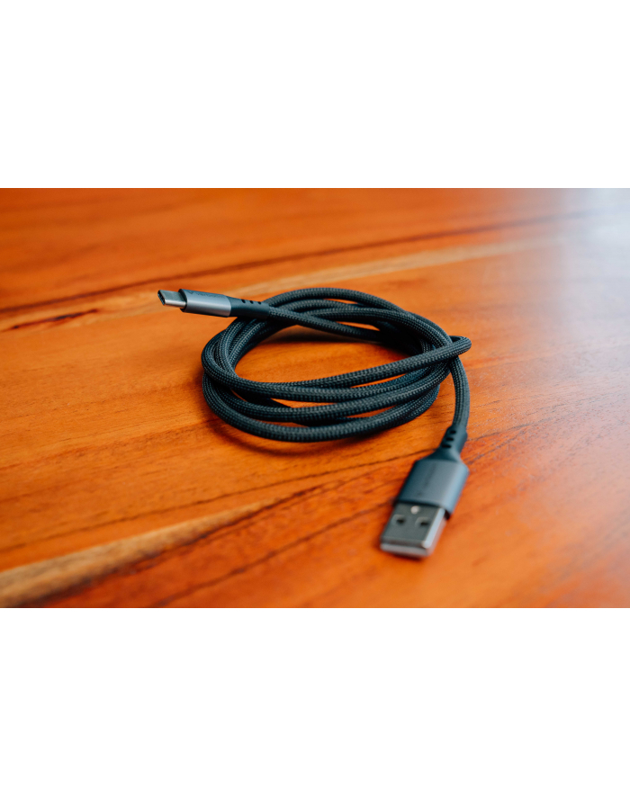 Kabel Verbatim USB-A(M) - USB-C(M) 1,2m, 18W, czarny główny