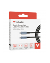 Kabel USB 4 Verbatim USB-C(M) - USB-C(M) 1,2m, 240W, PD, czarny - nr 7
