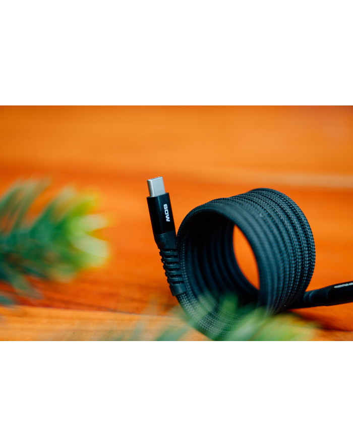 Kabel Verbatim USB-C(M) - USB-C(M) 1,2m, 100W, PD, czarny główny