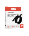 Kabel Verbatim USB-C(M) - USB-C(M) 1,2m, 100W, PD, czarny - nr 18