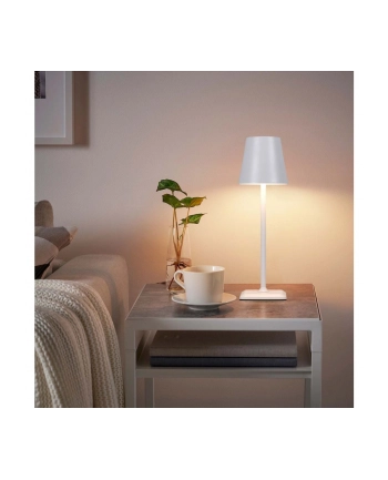 Lampka LED Techly bezprzewodowa stołowa dotykowa biała nr 2