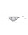Patelnia Fiskars Wok FF 28CM (1072313) - nr 5