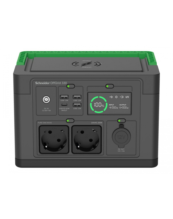 APC Schneider OffGrid Portable Power Station 330 332Wh Lithium-ion 2 Schuko Sinewave główny