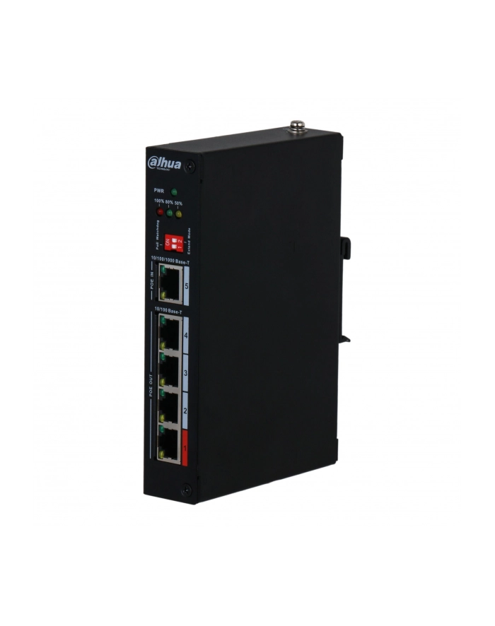 Przedłużacz/Extender PoE Dahua PFT1500 802.3af/at/bt 4x10/100Mbps 1xGbE główny