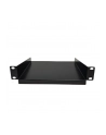 Półka RACK 10'' 1U 200mm, Netrack, czarna - nr 1