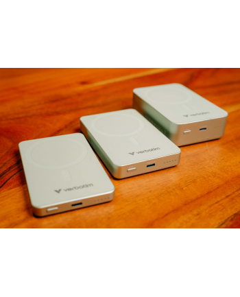 Powerbank Verbatim Charge 'n' Go Essentials Magnetic Wireless 5000mAh USB-C PD 3.0 Green nr 1