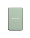 Powerbank Verbatim Charge 'n' Go Essentials Magnetic Wireless 5000mAh USB-C PD 3.0 Green - nr 5