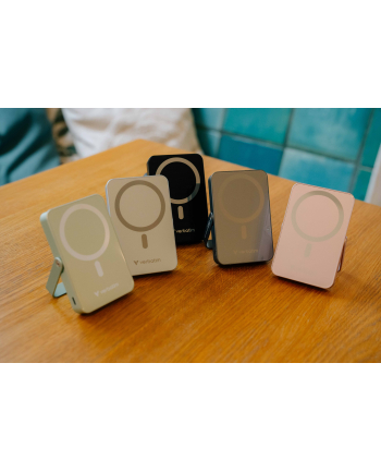 Powerbank Verbatim Charge 'n' Go Magnetic Wireless with Stand 10000mAh USB-C PD 3.0 Green nr 1