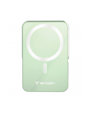 Powerbank Verbatim Charge 'n' Go Magnetic Wireless with Stand 10000mAh USB-C PD 3.0 Green