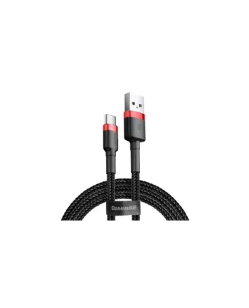 BASEUS KABEL USB DO USB-C CAFULE 2M(CZERWONO-CZARN