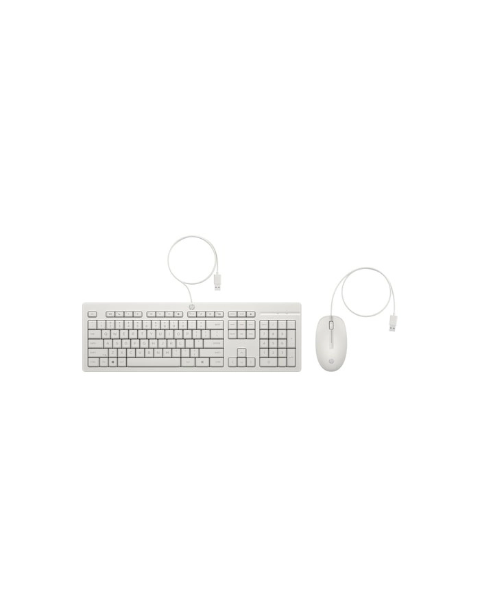 hp inc. Zestaw Klawiatura i mysz 225 przewodowe G2 biały AW5S6AA#ABB główny