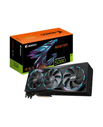 Karta VGA Gigabyte AORUS GeForce RTX 5080 MASTER 16G 16GB GDDR7 256bit HDMI+3xDP PCIe5.0