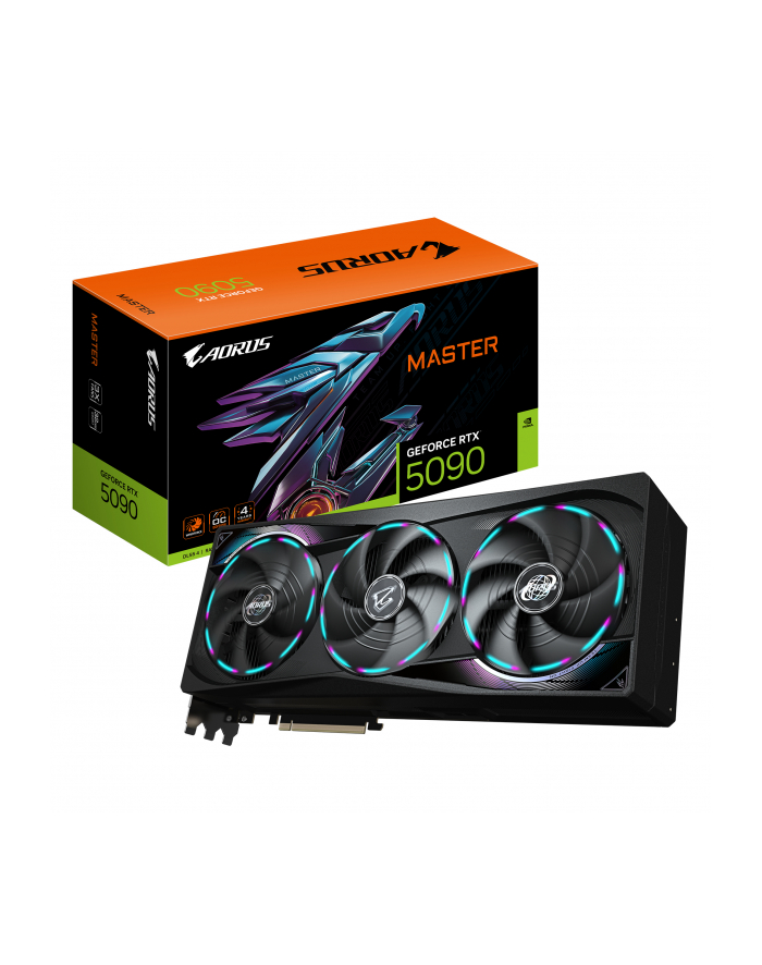 Karta VGA Gigabyte AORUS GeForce RTX 5090 MASTER 32G 32GB GDDR7 512bit HDMI+3xDP PCIe5.0 główny