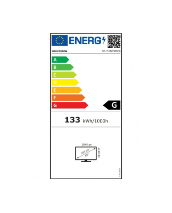 Monitor interaktywny HIKVISION DS-D5B65RB/EL 65'' 4K (System Android 13.0)