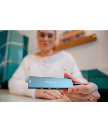  Hub USB Verbatim Multi Port Essentials USB-C PD, USB-A 3.0, USB-A 2.0, HDMI, SD/microSD nr 2