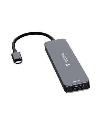  Hub USB Verbatim Multi Port Essentials USB-C PD, USB-C, 2xUSB-A 3.0, HDMI, SD/microSD