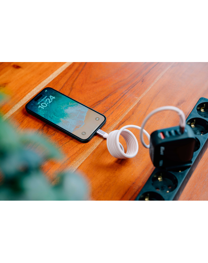 Kabel Verbatim USB-C(M) - USB-C(M) 1,2m, 60W, PD, niebieski główny