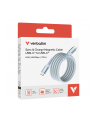 Kabel Verbatim USB-C(M) - USB-C(M) 1,2m, 60W, PD, niebieski - nr 16