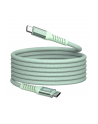 Kabel Verbatim USB-C(M) - USB-C(M) 1,2m, 100W, PD, zielony - nr 1