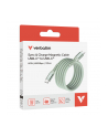 Kabel Verbatim USB-C(M) - USB-C(M) 1,2m, 60W, PD, zielony - nr 11