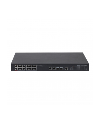 Switch zarządzalny Dahua PFS4218-16ET-240-V3 2x1GbE Uplink 2xSFP Uplink combo 16x100Mbps PoE nr 1