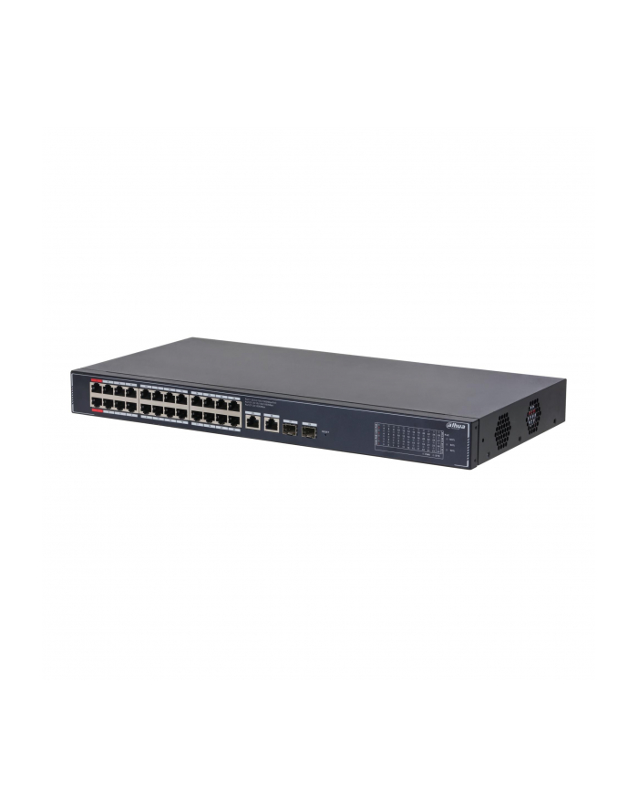 Switch zarządzalny Dahua SG4028LP 24x1GbE 2x1GbE uplink 2xSFP uplink PoE 240W główny
