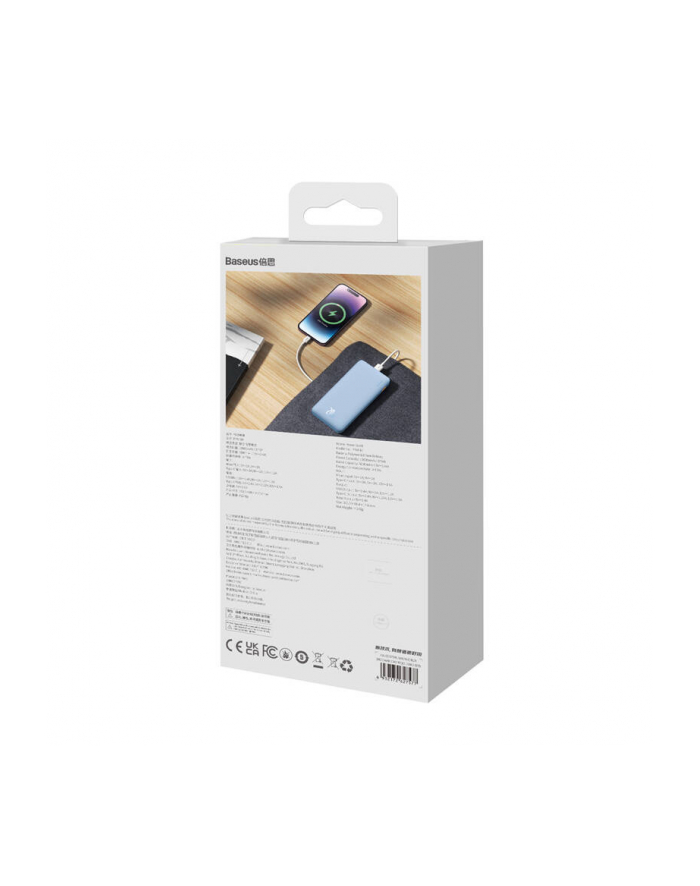 BASEUS POWERBANK AIRPOW 10000MAH 20W (NIEBIESKI) główny