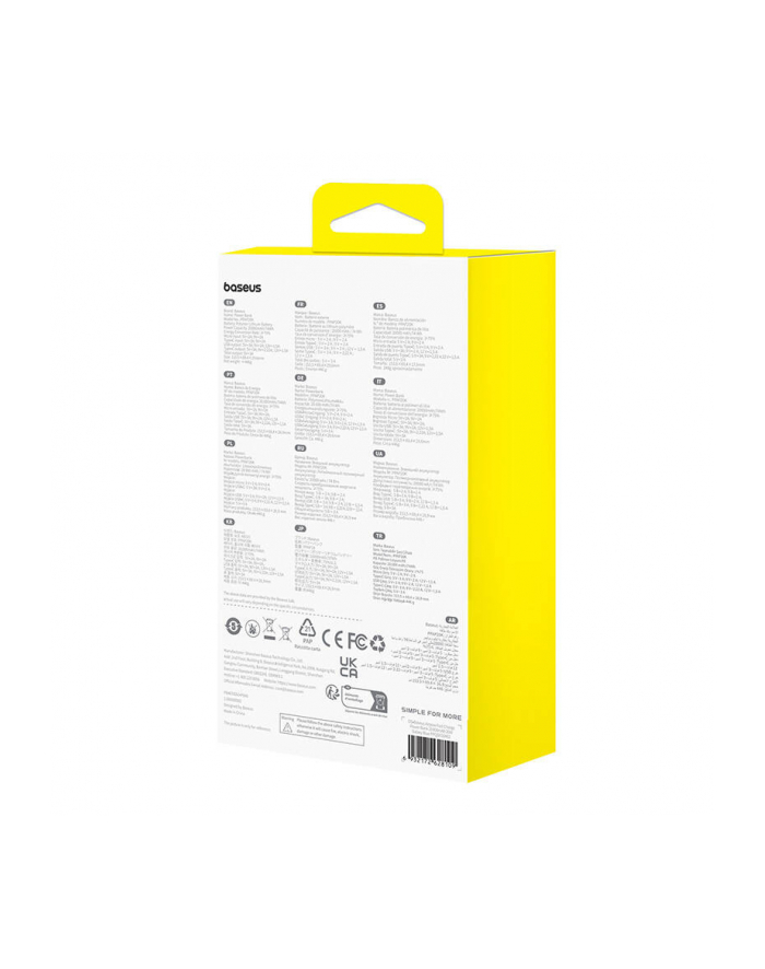 BASEUS POWERBANK AIRPOW 20000MAH 20W (NIEBIESKI) główny