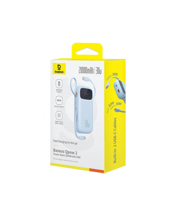 BASEUS POWERBANK QPOW2 20000MAH 30W (NIEBIESKI)