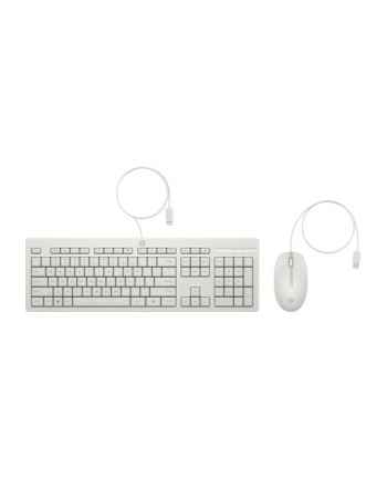 hp inc. Zestaw Klawiatura i mysz 225 przewodowe G2 biały AW5S6AA#ABB nr 1