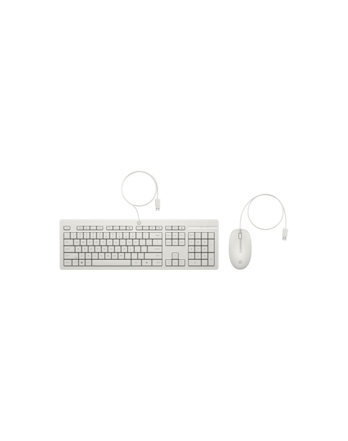 hp inc. Zestaw Klawiatura i mysz 225 przewodowe G2 biały AW5S6AA#ABB główny