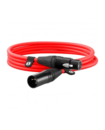 RODE XLR3M-R kabel audio 3 m XLR Czerwony