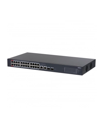 Switch zarządzalny Dahua CS4228-24GT-240 24x1GbE 2x1GbE uplink 2xSFP uplink PoE 240W