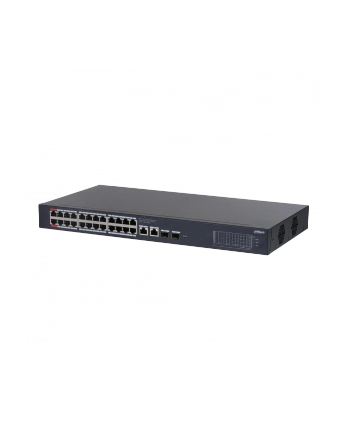 Switch zarządzalny Dahua CS4228-24GT-375 24x1GbE 2x1GbE uplink 2xSFP uplink PoE 375W główny