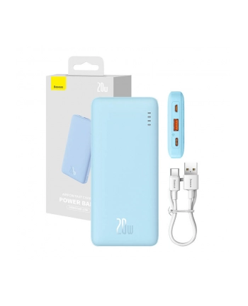 BASEUS POWERBANK AIRPOW 10000MAH 20W (NIEBIESKI)