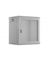 Szafa instalacyjna Rack wisząca 19'' 12U 600x450 szara drzwi perforowane Lanberg (flat pack) - nr 1
