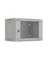  Szafa instalacyjna Rack wisząca 19'' 6U 540x350 szara Drzwi przeszklone Lanberg (flat pack) - nr 13