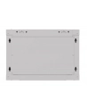  Szafa instalacyjna Rack wisząca 19'' 6U 540x350 szara Drzwi przeszklone Lanberg (flat pack) - nr 5