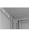  Szafa instalacyjna Rack wisząca 19'' 6U 540x350 szara Drzwi przeszklone Lanberg (flat pack) - nr 7