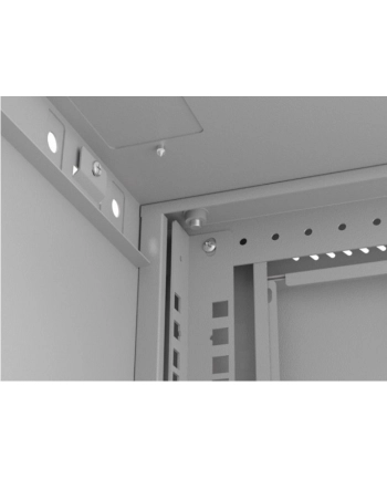 Landberg Szafa instalacyjna Rack wisząca 19'' 9U 540x350 szara Drzwi przeszklone Lanberg (flat pack) nr 1