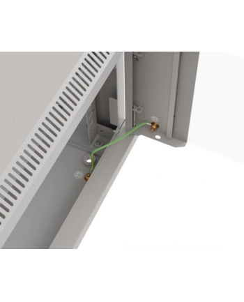 Landberg Szafa instalacyjna Rack wisząca 19'' 9U 540x350 szara Drzwi przeszklone Lanberg (flat pack) nr 2