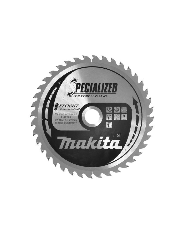 Makita EFFICUT Saegeb.165x20x40Z główny
