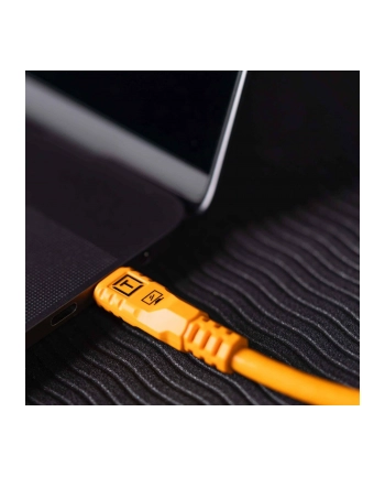 Tether Tools TetherPro USB-C Optima 10G prawo pomarancz 4,6m