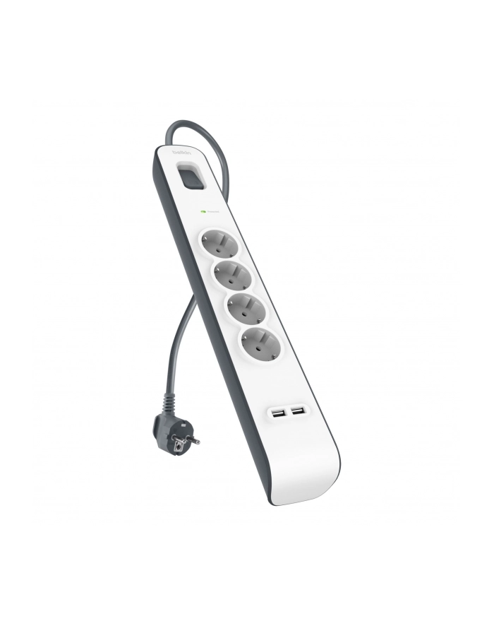 Belkin Steckdosenleiste 4-fach + 2xUSB-A, 2m kabel BSV401vf2M-V2 główny