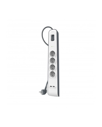 Belkin Steckdosenleiste 4-fach + 2xUSB-A, 2m kabel BSV401vf2M-V2