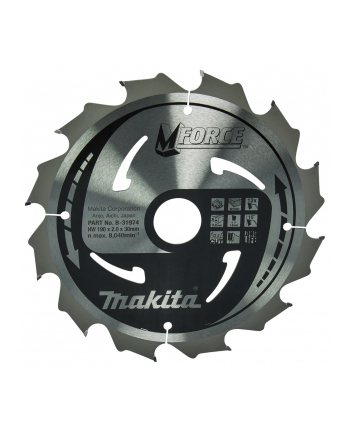 Makita M-FORCE Saegeblatt 190x30x12Z