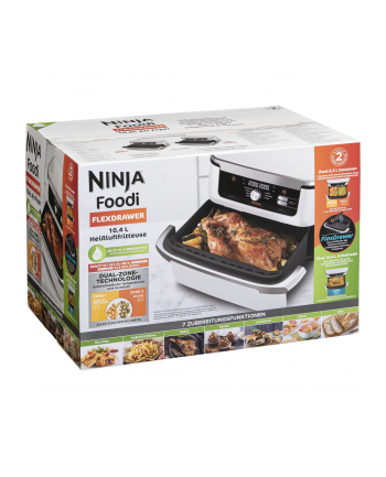 NINJA AF500EUWH Foodi FlexDrawer 10,4l, biały