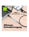 gp batteries GP 240W Lade- 'amp; Sync kabel USB-A na USB-C i USB-A - nr 5