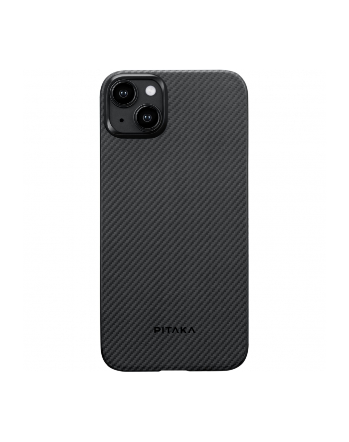 Pitaka MagEZ Case 4 600D for iPhone 15 Plus Black/Grey Twill główny